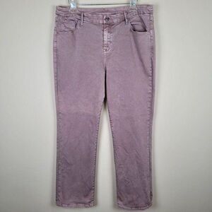 Soft Surroundings Size 16 Straight Leg Stretch Jeans Dusty Pink